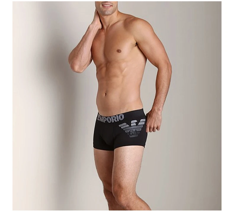商品[国内直发] Emporio Armani|EMPORIO ARMANI 男士黑色弹力内裤 111866-4P745-00020,价格¥417,第6张图片详细描述