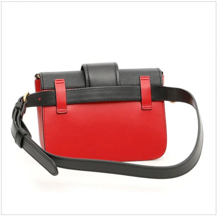 商品[国内直发] Prada|PRADA 红色女士腰包 1BL004-2BB0-F0C9F-V-OCH,价格¥9081,第5张图片详细描述