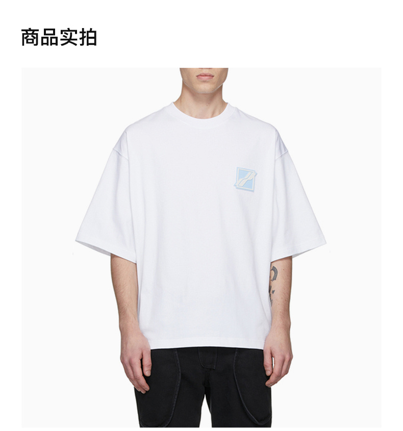 商品We11done|WE11DONE 女士T恤 WD-TT3-21-512-U-WH 【韩国产地商品,大陆地区收货约30-40天】,价格¥1096,第6张图片详细描述