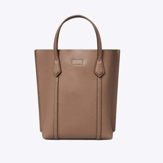 商品[国内直发] Tory Burch|汤丽柏琦 奢侈品TB女包Perry双Tlogo挂件 压花皮革托特包手提单肩斜挎包 89488-123,价格¥2207,第6张图片详细描述