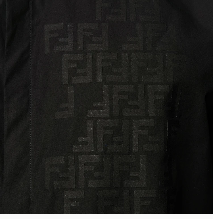 商品Fendi|Fendi 芬迪 黑色男士衬衫 FS0745-AAP6-F0QA1,价格¥3200,第8张图片详细描述