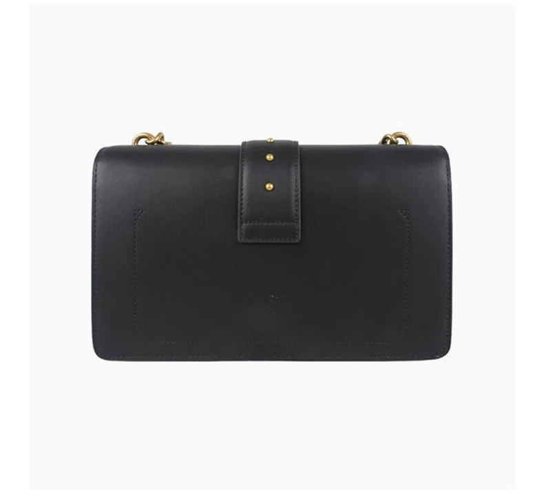 商品[国内直发] PINKO|PINKO 女士黑色皮革单肩斜挎包 1P22JG-Y7SPZ99Q,价格¥1470,第6张图片详细描述
