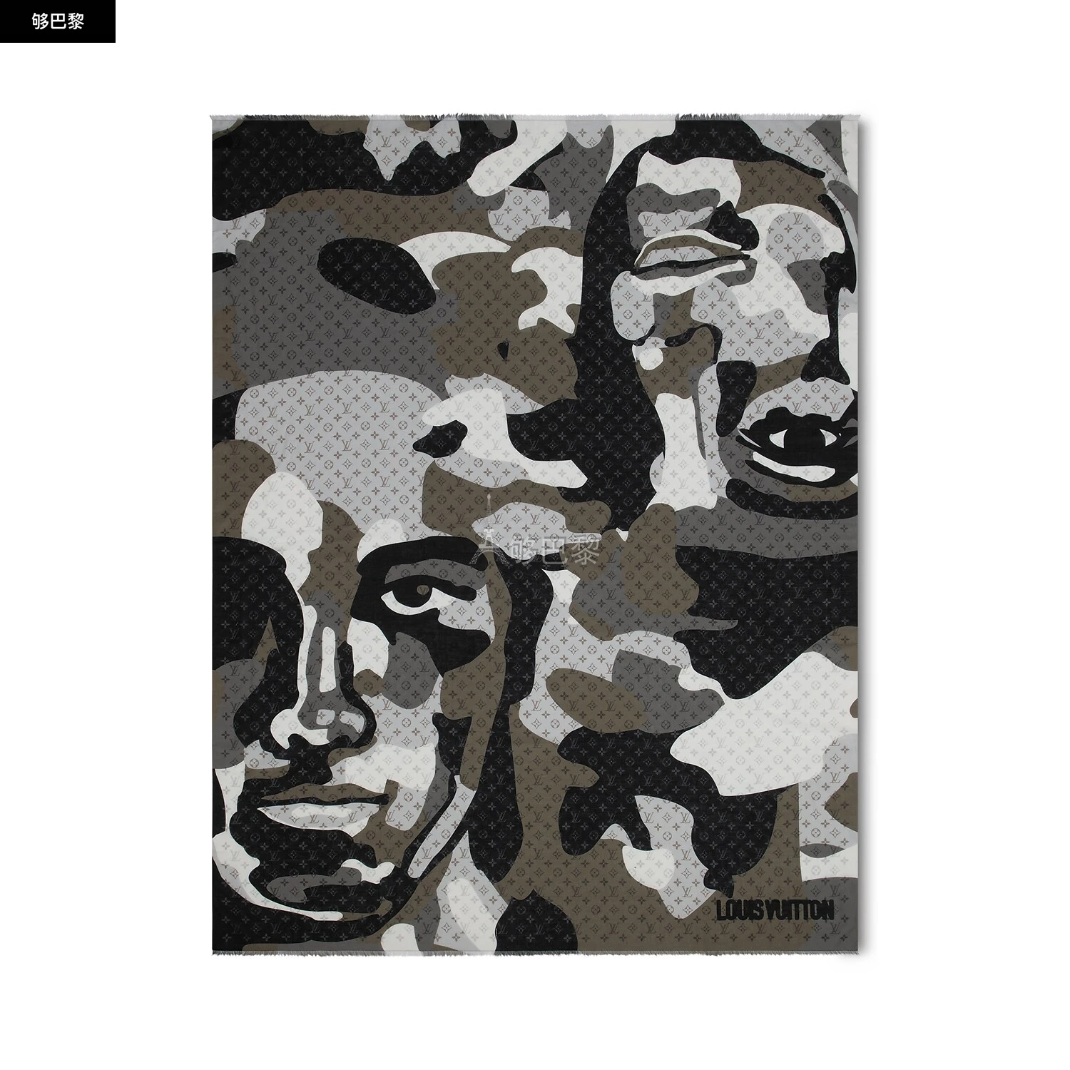 商品Louis Vuitton|【预售】 LV路易威登 25春夏 男士 围巾 LV PORTRAIT 长围巾 M79123 ,价格¥5967,第2张图片详细描述
