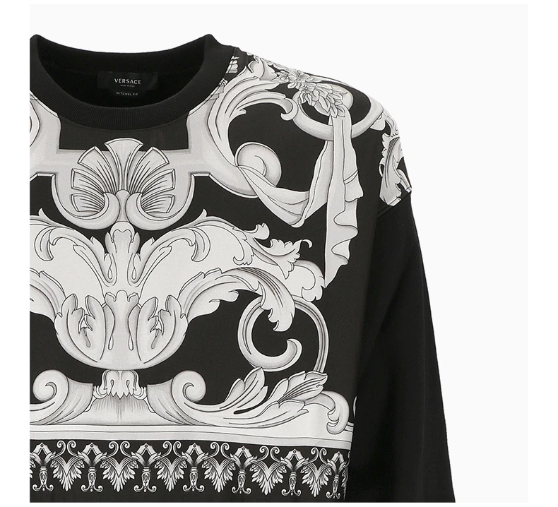 商品Versace|VERSACE 男士卫衣黑色 1006475-1A04480-5B040,价格¥4274,第6张图片详细描述