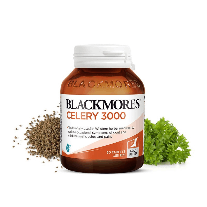 商品Blackmores|澳洲Blackmores澳佳宝西芹籽芹菜籽精华3000mg缓解关节50粒 加强版芹菜籽40粒 7000mg,价格¥93,第1张图片详细描述