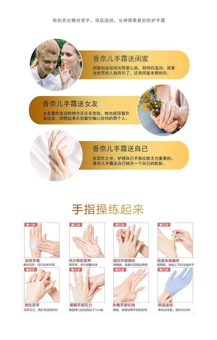 商品Chanel|Chanel香奈儿 鹅卵石蛋蛋时尚玉手护手霜50ml 经典款/滋润型,价格¥515,第4张图片详细描述