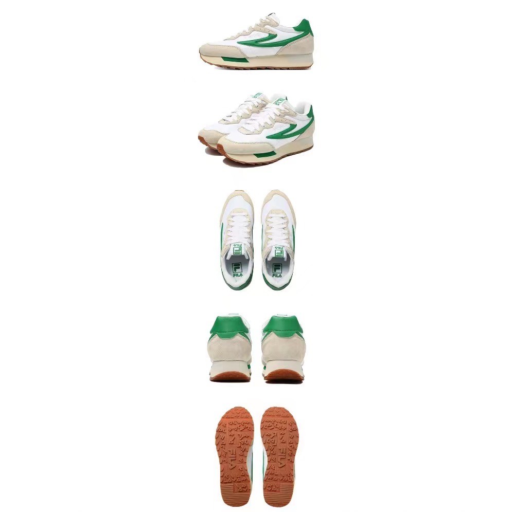 商品Fila|【享贝家】FILA 斐乐 Modulus 低帮运动鞋 韩版 白绿灰 1RM01578D146,价格¥252,第3张图片详细描述