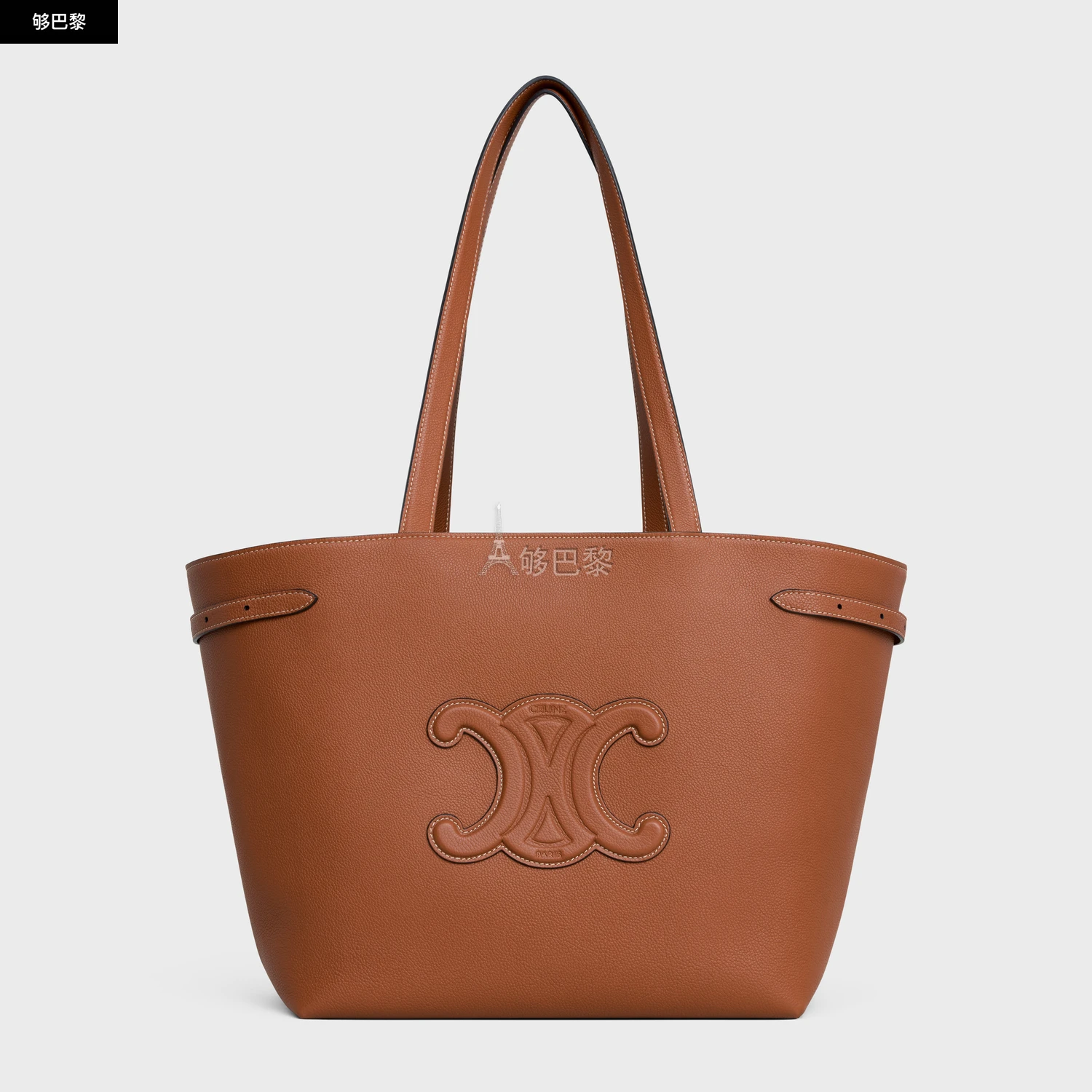 商品Celine|【预售】 赛琳 24秋冬 女士 手提包 CABAS ANAïs粒面牛皮革手袋 116853ENY.04LU,价格¥21696,第2张图片详细描述