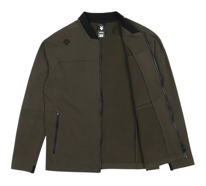 商品DESCENTE|【享贝家】DESCENTE 迪桑特男士舒适休闲针织羊毛夹克卡其色SM321TWT92（现采购商品，下单后12天内发货）,价格¥853,第6张图片详细描述