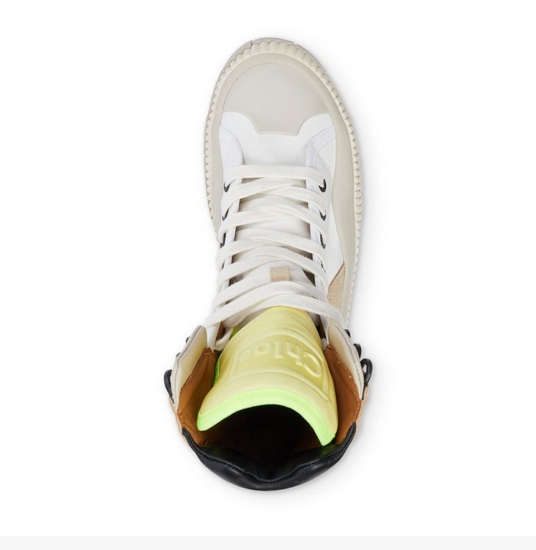 商品Chloé|CHLOE 女士白色帆布鞋 C20S300K3-111,价格¥1388,第7张图片详细描述