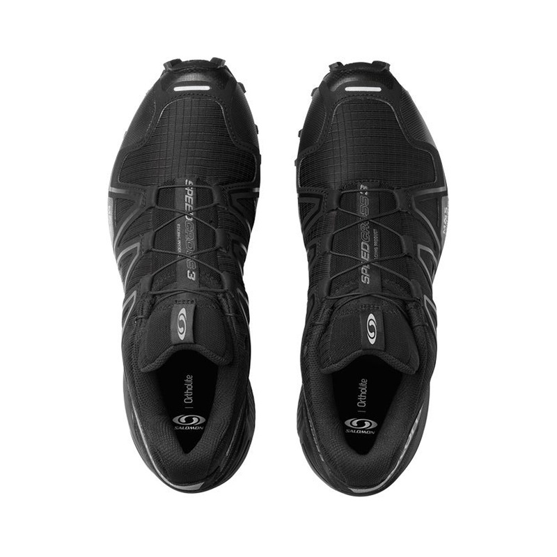 商品Salomon|23新款 SPEEDCROSS3系列男女通用黑色纺织运动鞋,价格¥1469,第3张图片详细描述