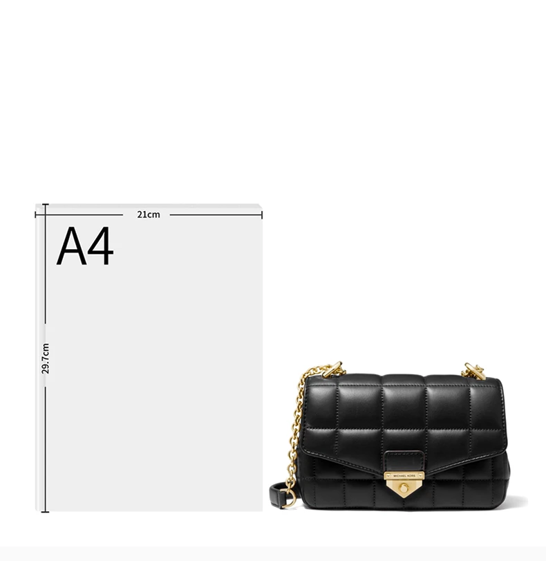 商品[国内直发] Michael Kors|MICHAEL KORS 黑色女士单肩包 30H0G1SL1T-BLACK,价格¥1696,第3张图片详细描述