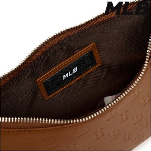 商品MLB|【享贝家】MLB 美联邦皮质腋下包饺子包棕色3ABQS022N-43BRS-FREE,价格¥529,第7张图片详细描述