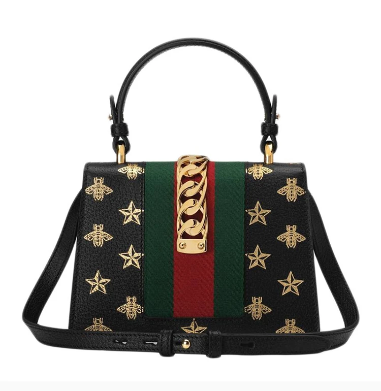 商品[国内直发] Gucci|GUCCI 古驰 女士牛皮单肩手提包 470270-DJ2SG-8571,价格¥23059,第6张图片详细描述