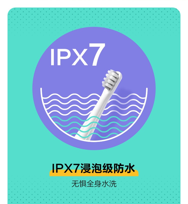 商品[国内直发] DoctorBei|贝医生Y1\/C3电动牙刷女情侣套装男士全自动声波智能充电式软毛成人款 勃艮第红色【内配2刷头】,价格¥176,第11张图片详细描述