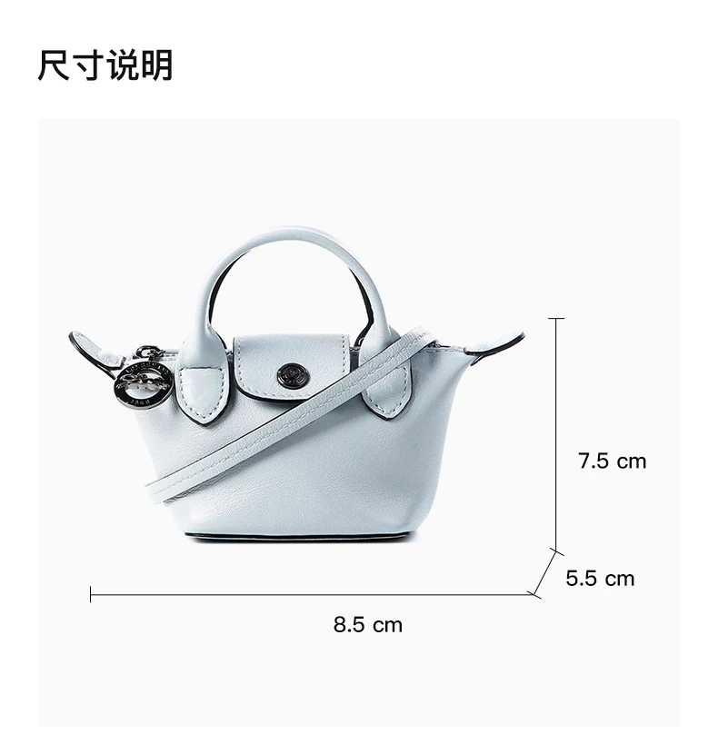 商品[国内直发] Longchamp|LONGCHAMP 天蓝色女士斜挎包 10099757028,价格¥1616,第3张图片详细描述