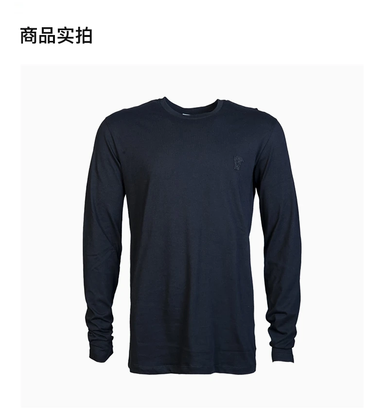商品[国内直发] Versace|VERSACE 黑色男士T恤 V800491-VJ00180-V1008,价格¥629,第4张图片详细描述