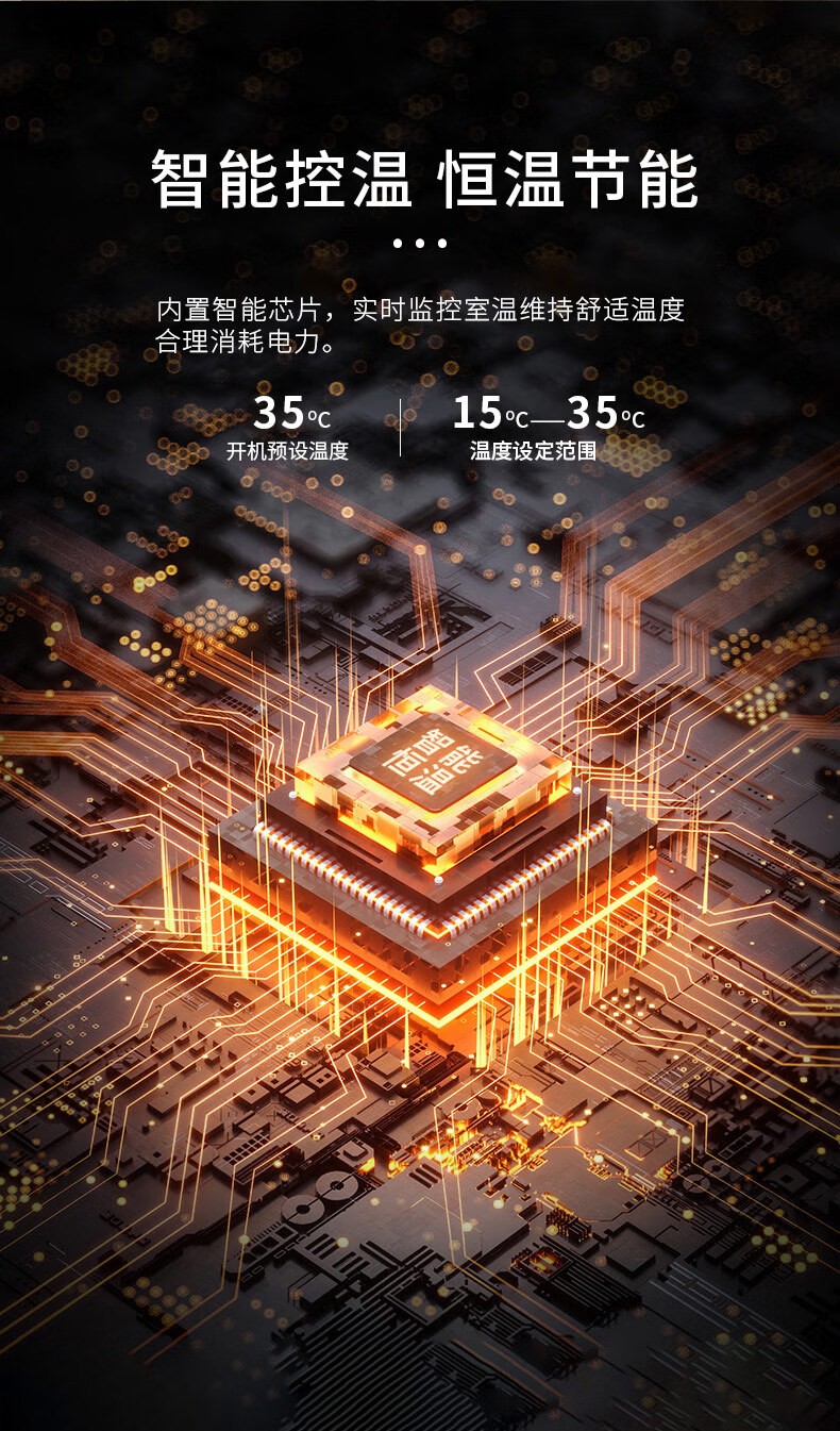 商品[国内直发] Panasonic|松下石墨烯暖风机取暖器家用电暖器速热电暖风立式摇头DS-P2044CG,价格¥1291,第5张图片详细描述