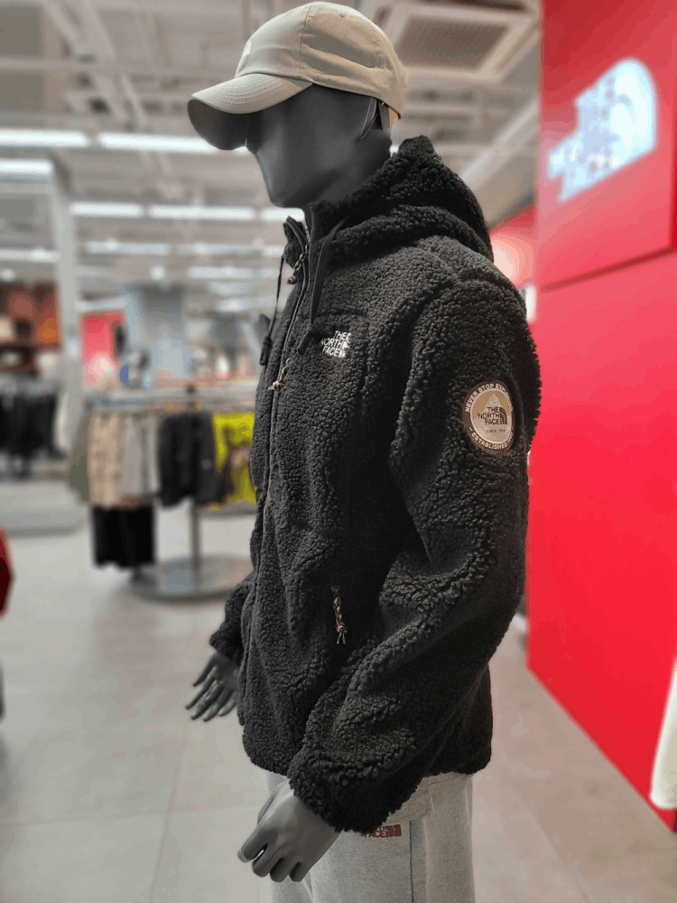 商品The North Face|【Brilliant|包邮包税】北面户外 男女共用 PLAY 绿色 绒布 连帽 NJ4FN64B BLK,价格¥991,第2张图片详细描述