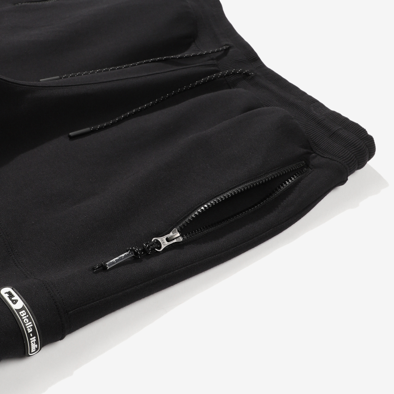 商品Fila|【享贝家】FILA男士运动裤休闲裤跑步裤黑色FS2FPE1181X-BLK（特价活动款）,价格¥277,第8张图片详细描述