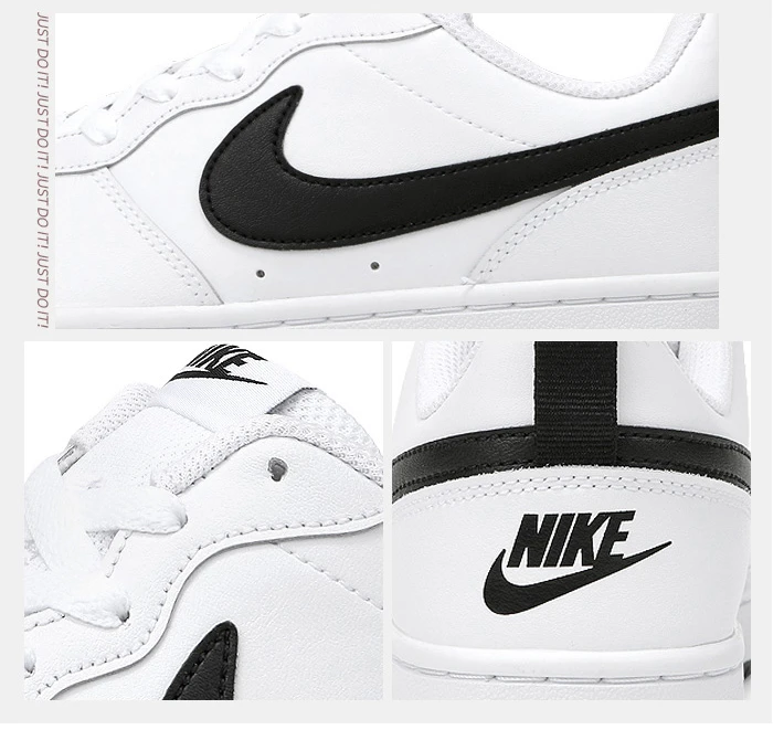 商品NIKE|【SAvenue】【SAvenue】(保税仓直发)NIke Court Borough Low 2 低帮滑板鞋 白黑 (提示：保税仓货品一人不可超过5单) BQ5448104 WH,价格¥303,第8张图片详细描述