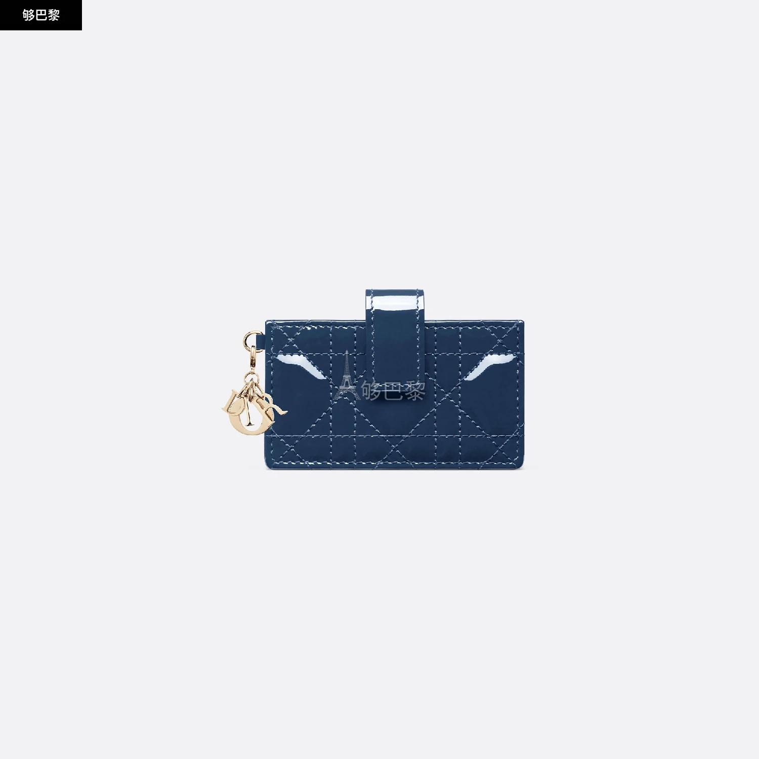 商品Dior|【预售】 迪奥 25春夏 女士 卡包 Porte-cartes à goussets Lady Dior S0074OVRB_M66B ,价格¥4162,第2张图片详细描述