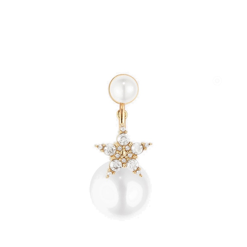 商品Dior|【包税】DIOR/迪奥  MY ABCDIOR TRIBALES水晶星星树脂圆珠耳环 单只 E1036ABCCY_D301,价格¥2113,第2张图片详细描述