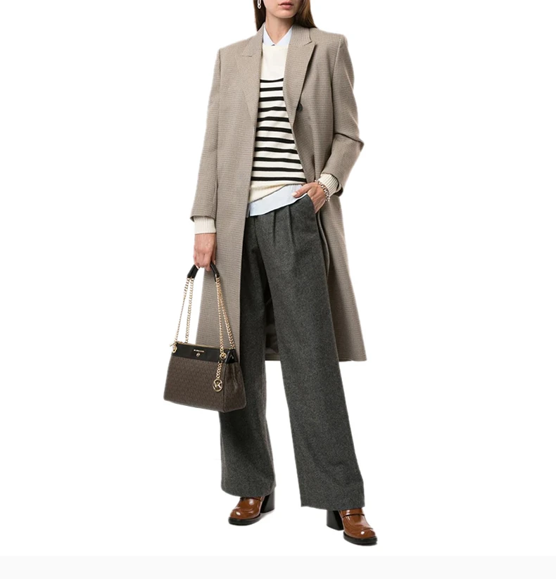 商品[国内直发] Michael Kors|MICHAEL KORS 女士拼色PVC单肩包 30H9GUSL1B-BROWNBLK,价格¥1207,第9张图片详细描述