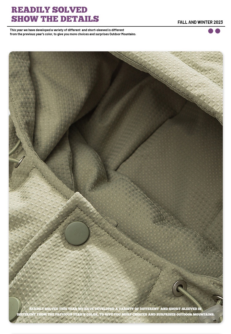 商品[国内直发] GLENVINTEN|格岚云顿2024年冬季高端加厚保暖棉服男 潮牌休闲连帽外套男羽绒棉面包服,价格¥264,第5张图片详细描述