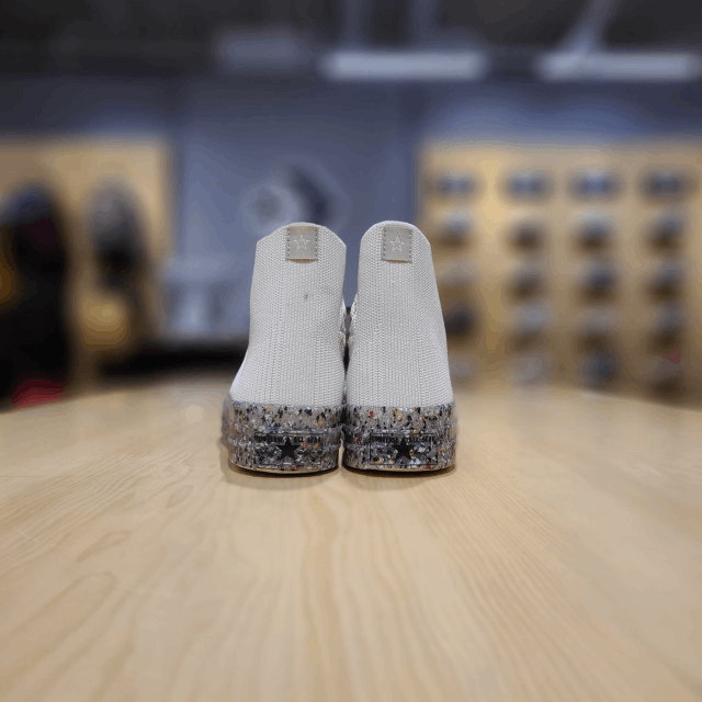 商品【预售商品15天发货】 Converse|【韩国直邮|包邮包税】匡威 CHUNK TAYLOR1970 RENUE 针织 Egret 高腰 帆布鞋 170864C,价格¥287,第5张图片详细描述