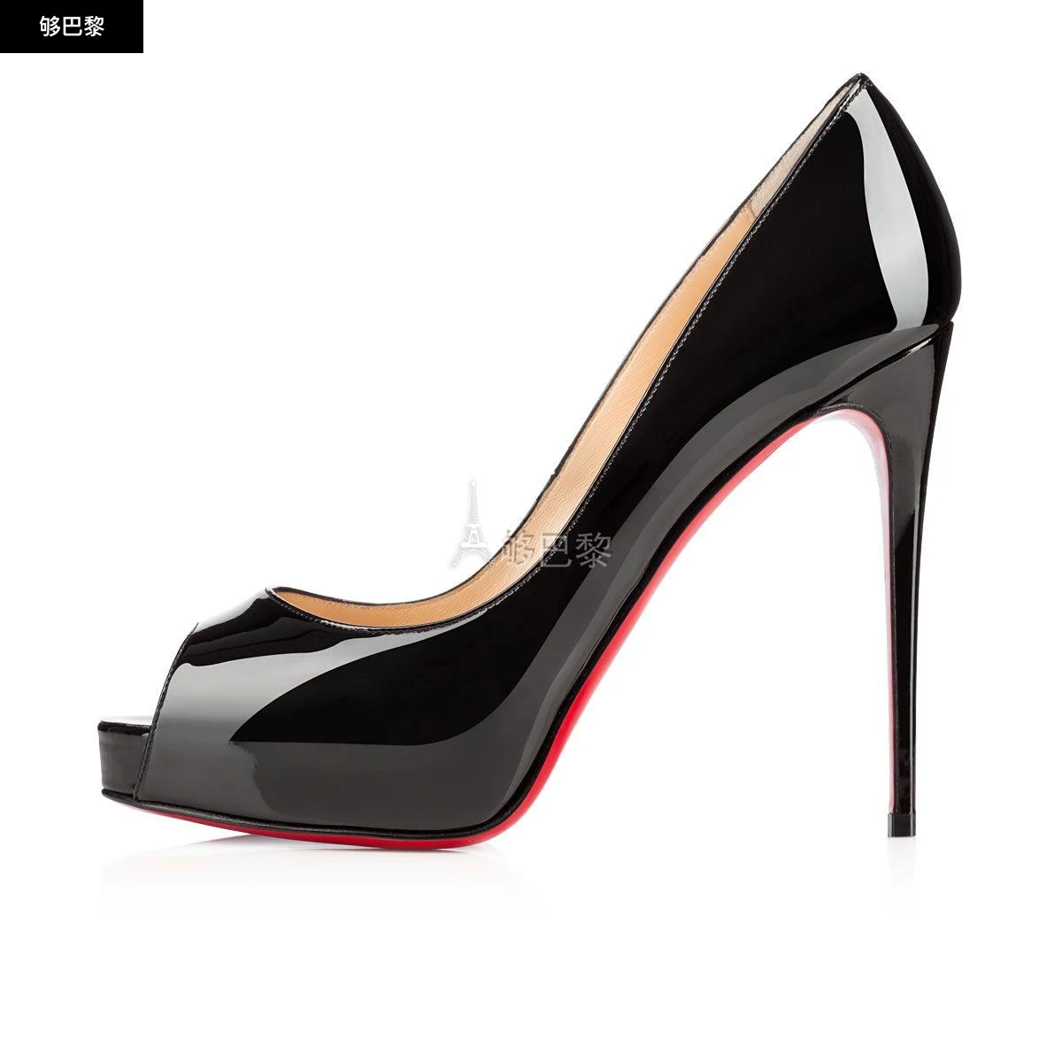 商品Christian Louboutin|【预售】 CL红底鞋 24秋冬 女士 高跟鞋 New Very Prive 1150600BK01,价格¥7119,第6张图片详细描述