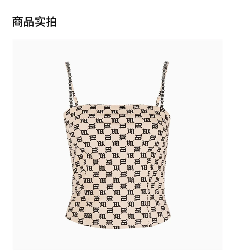 商品[国内直发] Misbhv|MISBHV 米黄色女士吊带 4020W016,价格¥1231,第4张图片详细描述