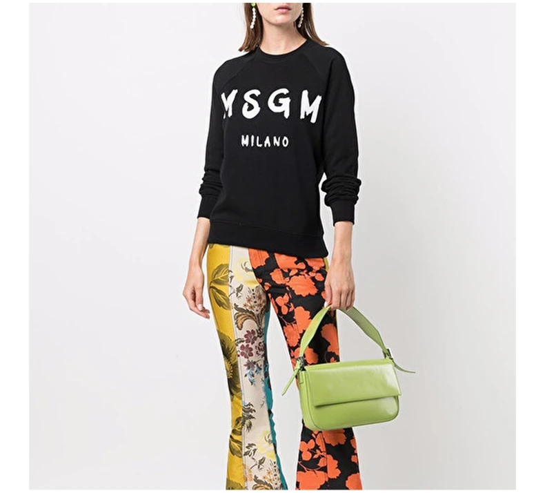 商品MSGM|MSGM 黑色女士T恤 2000MDM513-200000-99,价格¥1060,第3张图片详细描述
