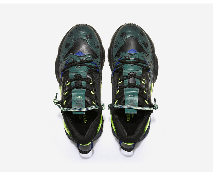 商品Adidas|【Brilliant|包邮包税】阿迪达斯 OZWEEGO ZIP 男生  运动鞋 SNEAKERS  GW5823 CBLACK/CBLACK/VICBLU,价格¥392,第3张图片详细描述
