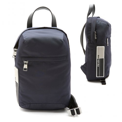 商品Prada| 男士黑色尼龙双肩包 2VZ023-2BTE-F0XCV,价格¥4417,第3张图片详细描述