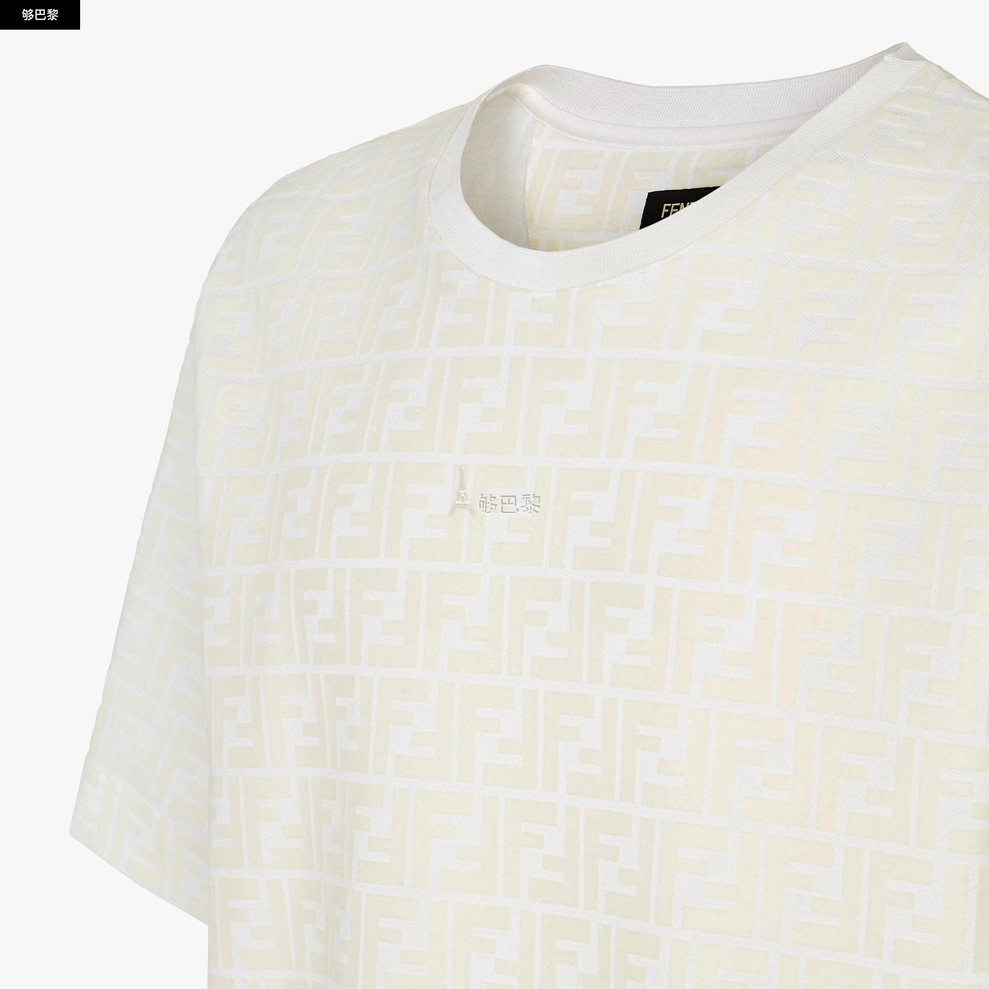 商品Fendi|【预售】 芬迪 25春夏 女士 短袖T恤 T-Shirt FY0936A7D5F0GF7 ,价格¥6235,第5张图片详细描述