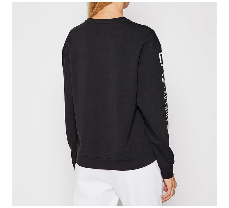 商品Emporio Armani|EMPORIO ARMANI 黑色女士卫衣/帽衫 3KTM16-TJ5FZ-1451,价格¥647,第6张图片详细描述