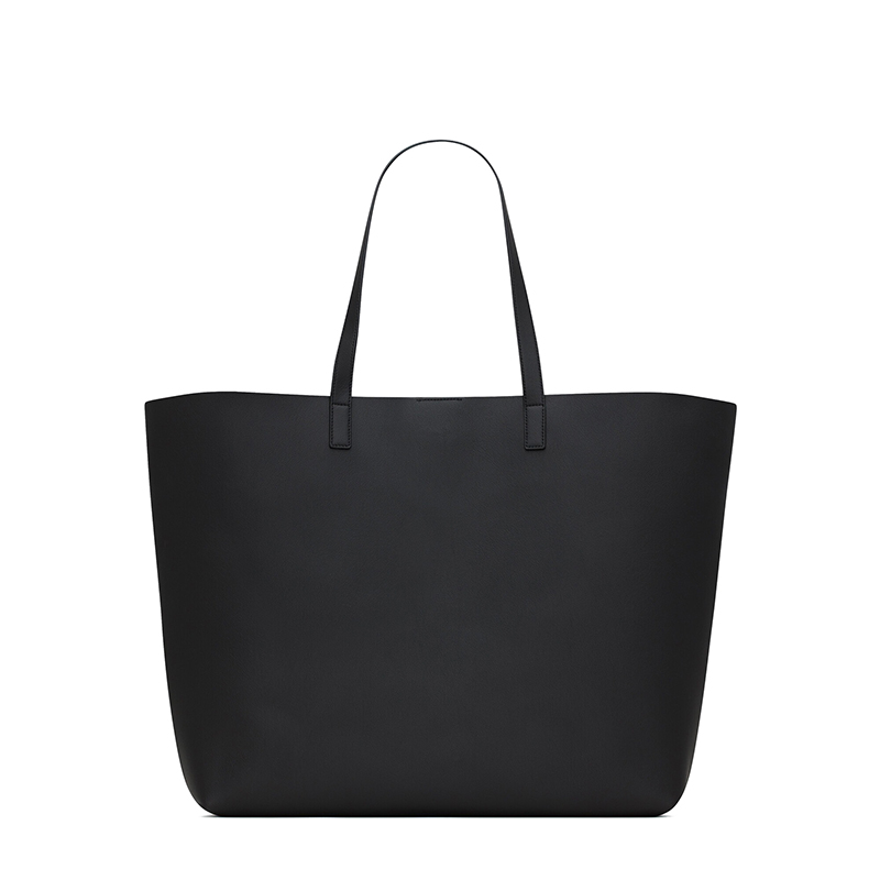 商品Yves Saint Laurent|SAINT LAURENT PARIS/圣罗兰 YSL 22春夏新款BOLD系列 男士黑色粒面皮革银扣配可拆卸小袋双面单肩手提包,价格¥10322,第4张图片详细描述