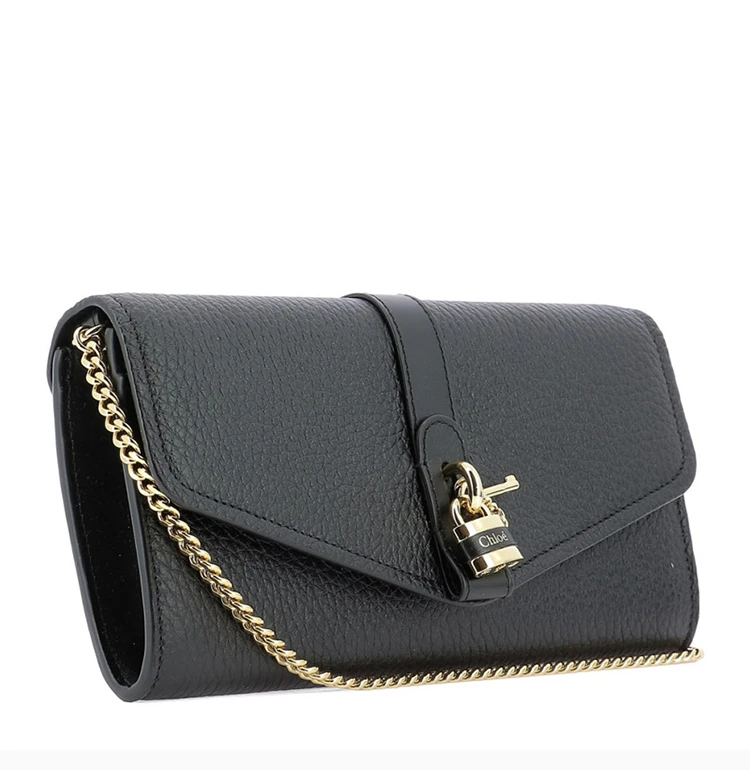 商品Chloé|Chloe' 蔻依 女士黑色长款钱包 C20SP314-B71-001,价格¥3383,第6张图片详细描述