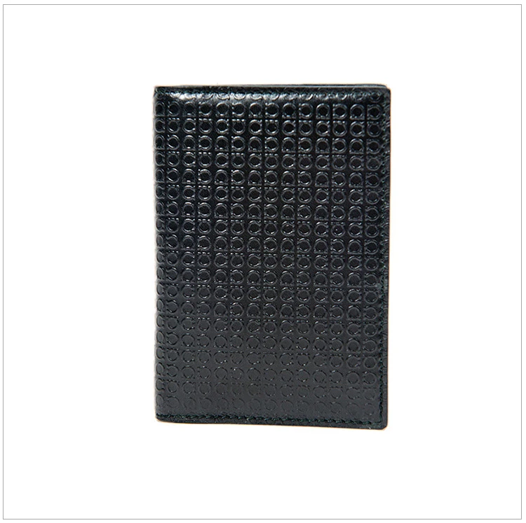 商品[国内直发] Salvatore Ferragamo|Salvatore Ferragamo 菲拉格慕 男士牛皮短款钱夹黑色 66-9137-PCNERO,价格¥1038,第3张图片详细描述