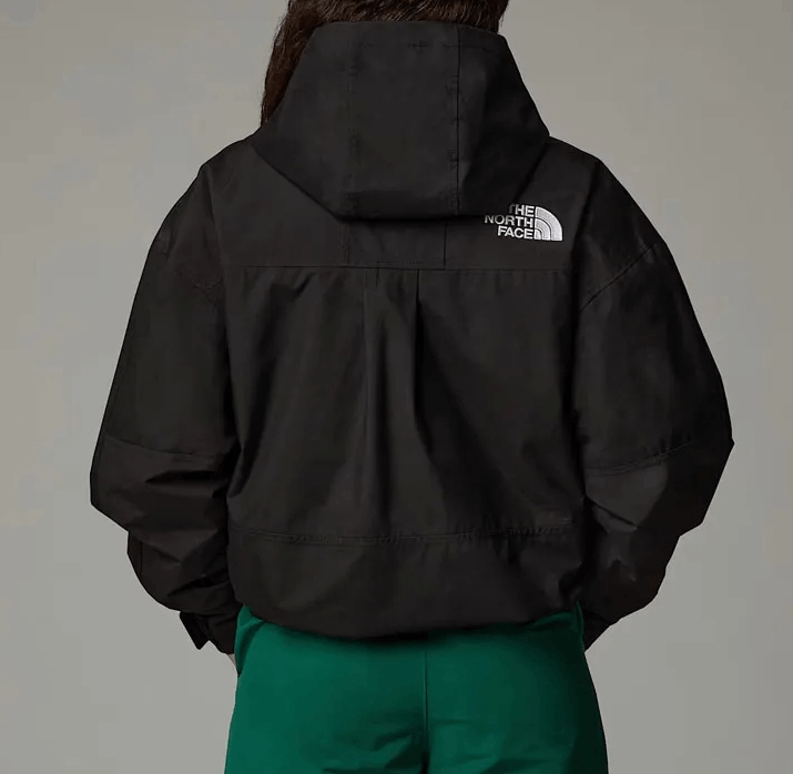 商品[国内直发] The North Face|北面 Logo刺绣拉链连帽防水长袖夹克外套 女款 黑色,价格¥1720,第3张图片详细描述