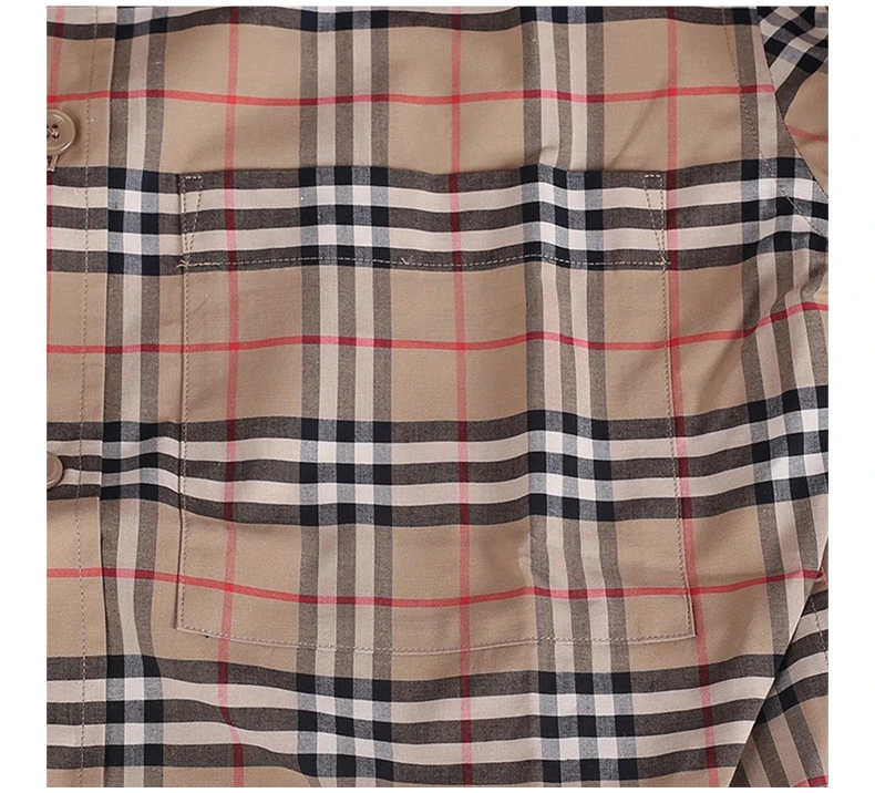 商品Burberry|BURBERRY 格纹男士衬衫 8020966,价格¥3095,第7张图片详细描述