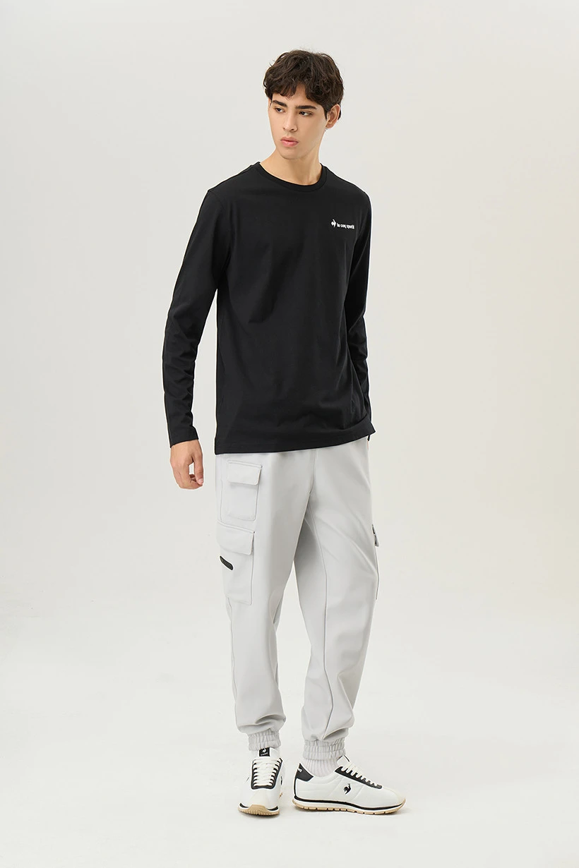 商品【预售商品15天发货】 LE COQ SPORTIF|毛绒卡其风格休闲裤 QP423EPTO3-BLK0,价格¥637,第17张图片详细描述