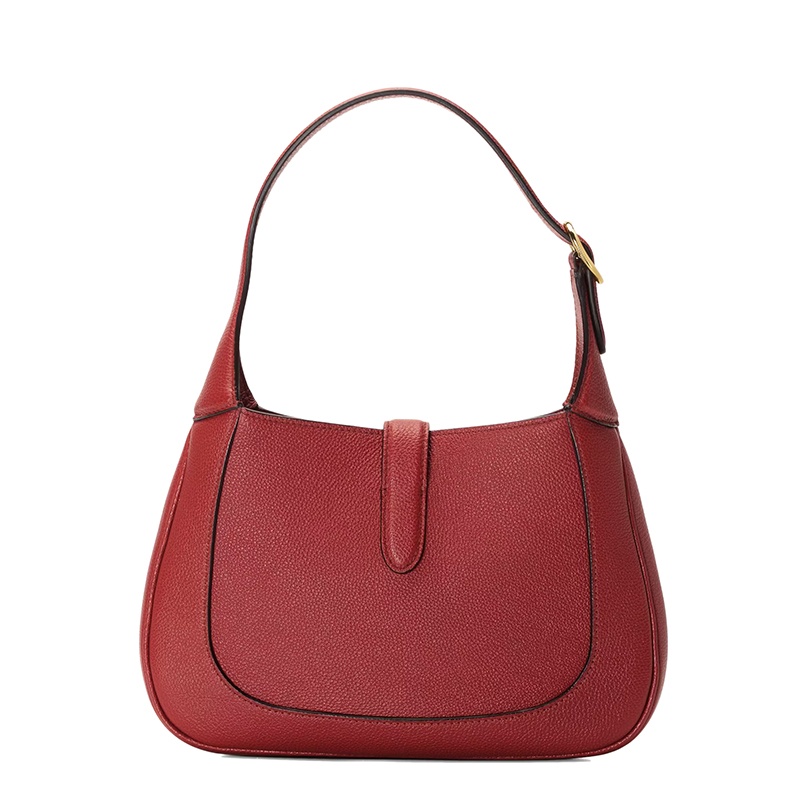 商品Gucci|GUCCI/古驰 22春夏新款Jackie 1961系列 女士小号红色皮革金扣单肩斜挎腋下包手提包636709AZB0G6420,价格¥21538,第4张图片详细描述