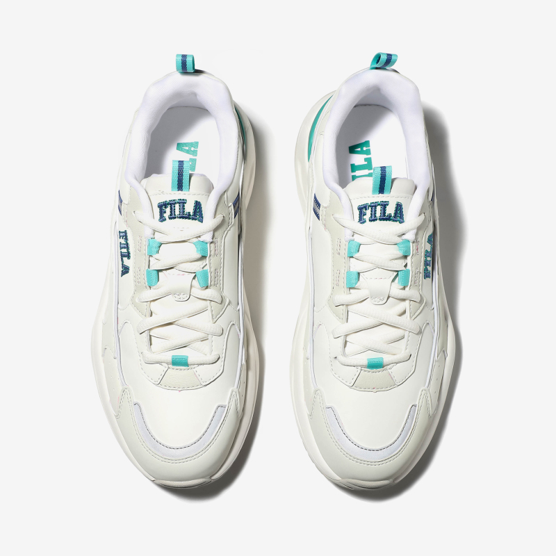 商品Fila|【享贝家】FILA斐乐新款Raflyed跑步鞋运动鞋男女同款白蓝1RM02120E-143,价格¥348,第6张图片详细描述