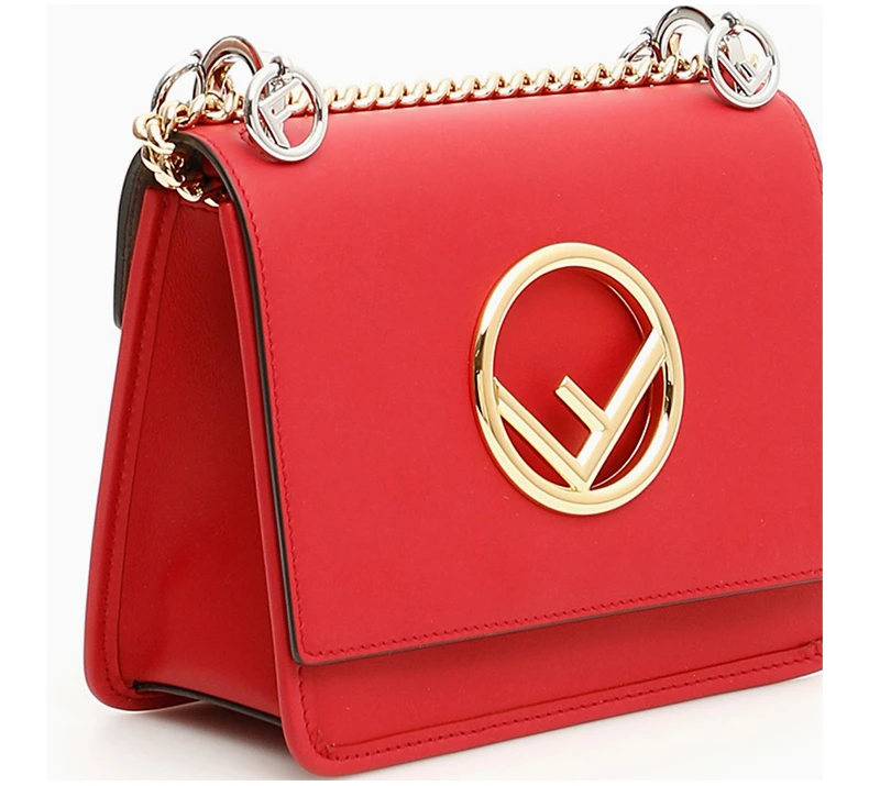 商品[国内直发] Fendi|Fendi 芬迪 女士红色小牛皮单肩包 8BT286-A3QX-F0MVV,价格¥9773,第5张图片详细描述