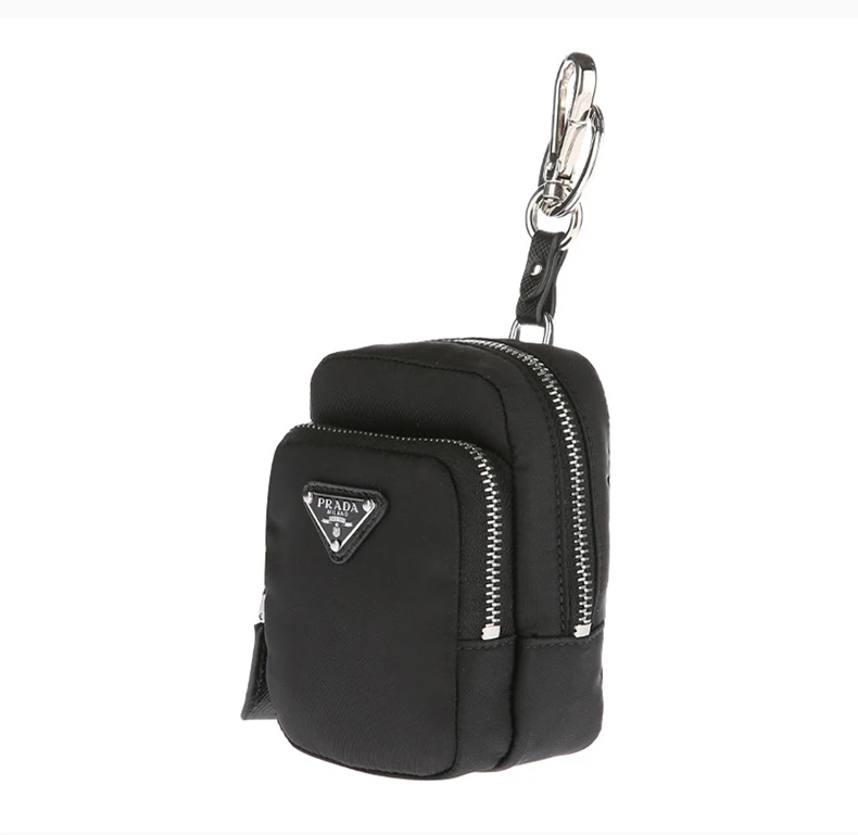 商品[国内直发] Prada|PRADA 女士黑色织物单肩包 2TT071-D02-F0002,价格¥2425,第4张图片详细描述