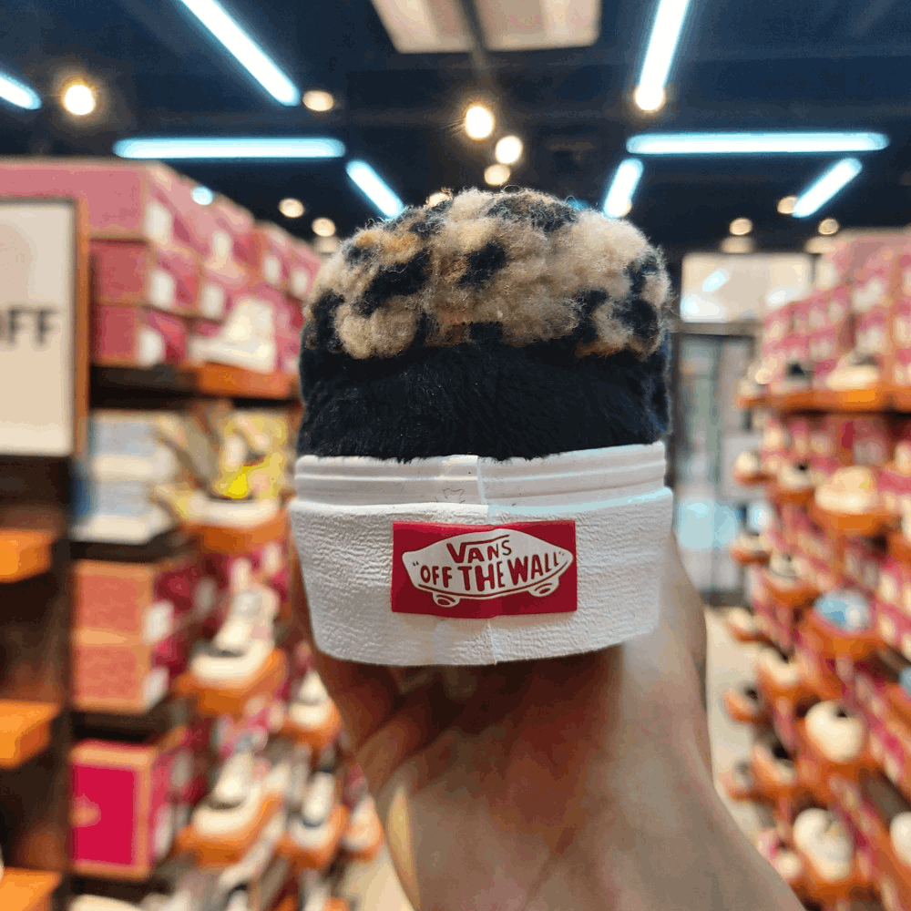 商品Vans|【韩国直邮|包邮包税】万斯 Slip-On 59 # Sherpa #男女通用鞋 # leopard/black (VN0A38GU6BX),价格¥355,第6张图片详细描述