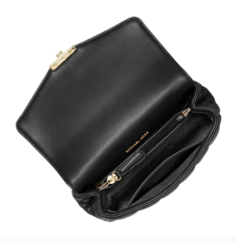 商品[国内直发] Michael Kors|MICHAEL KORS 黑色女士单肩包 30H0G1SL1T-BLACK,价格¥1696,第6张图片详细描述