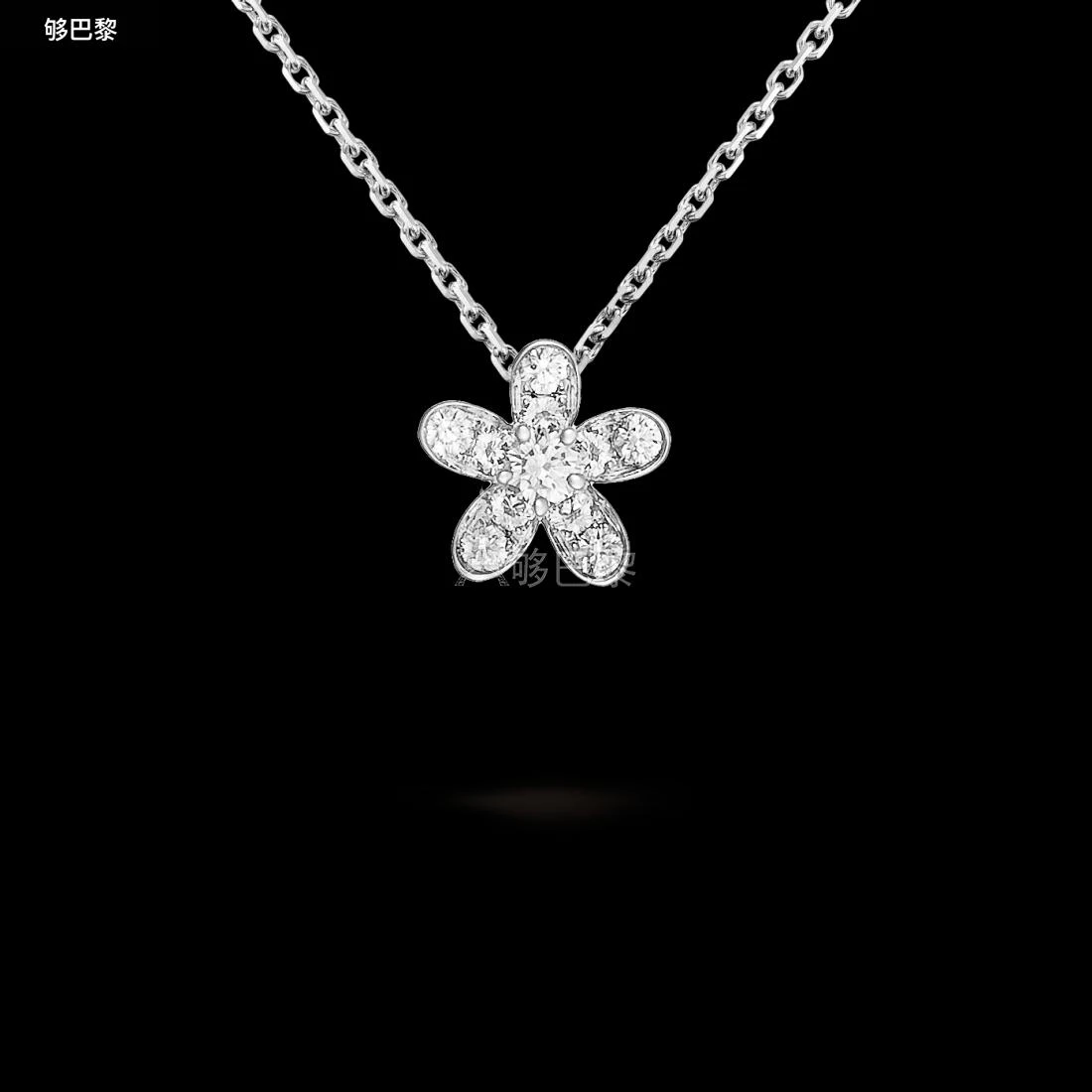 商品Van Cleef & Arpels|包邮包税【预售7天发货】 VCA梵克雅宝 23秋冬 女士 吊坠 Socrate吊坠，单花 VCARG44200,价格¥46735,第4张图片详细描述